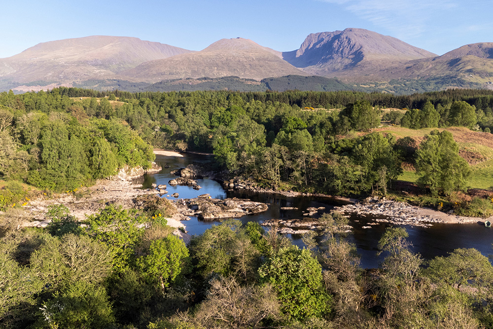 Ben Nevis Basecamp mountain view