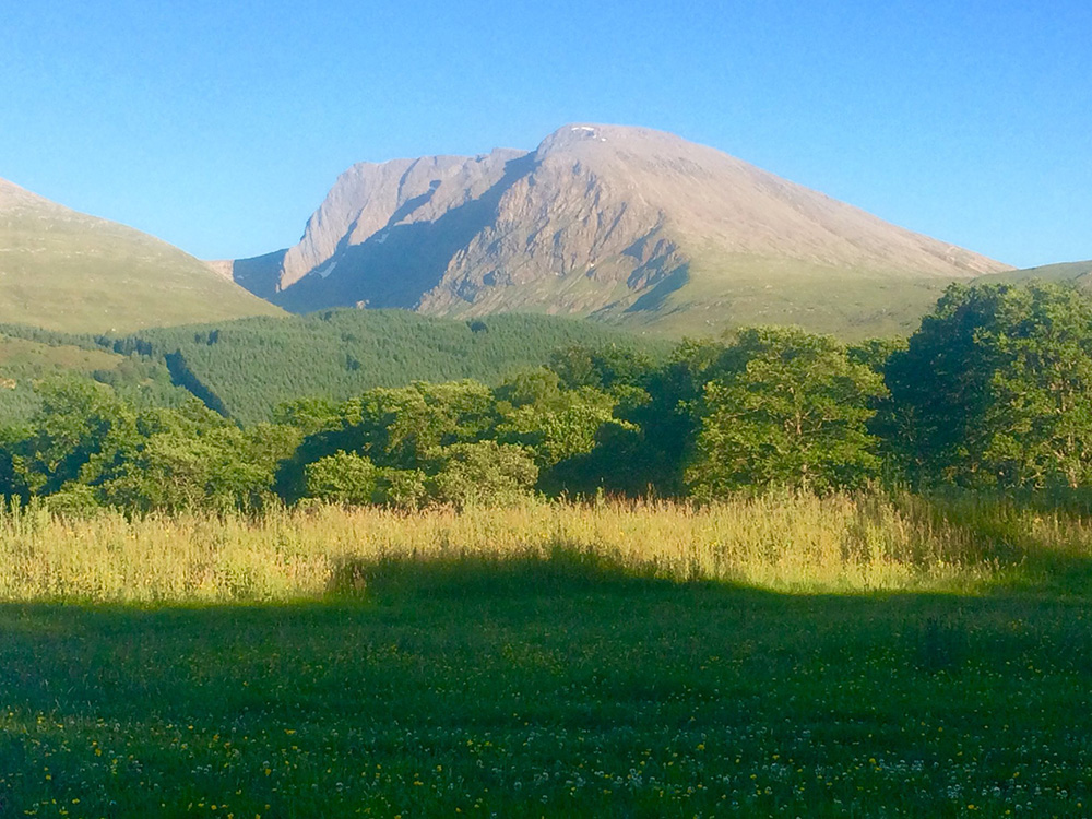 Ben Nevis Basecamp mountain landscape