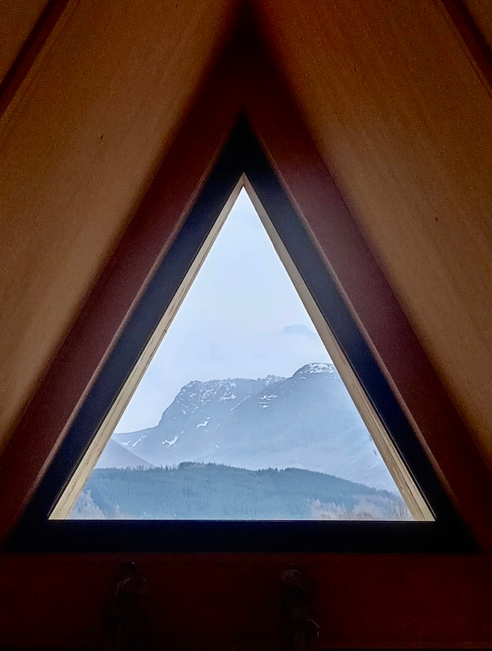 Ben Nevis Basecamp triangle window