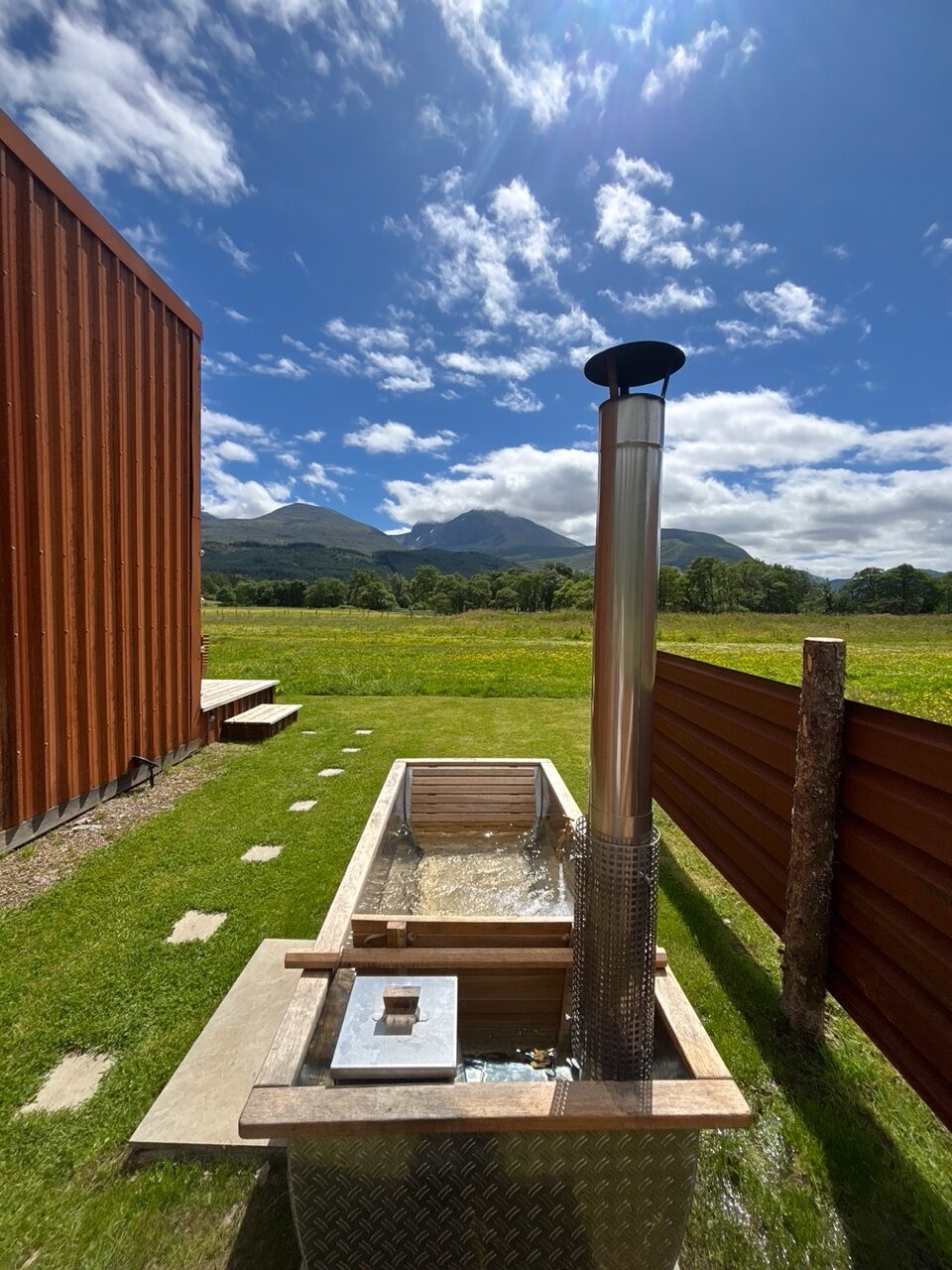 Ben Nevis Basecamp outdoor bath